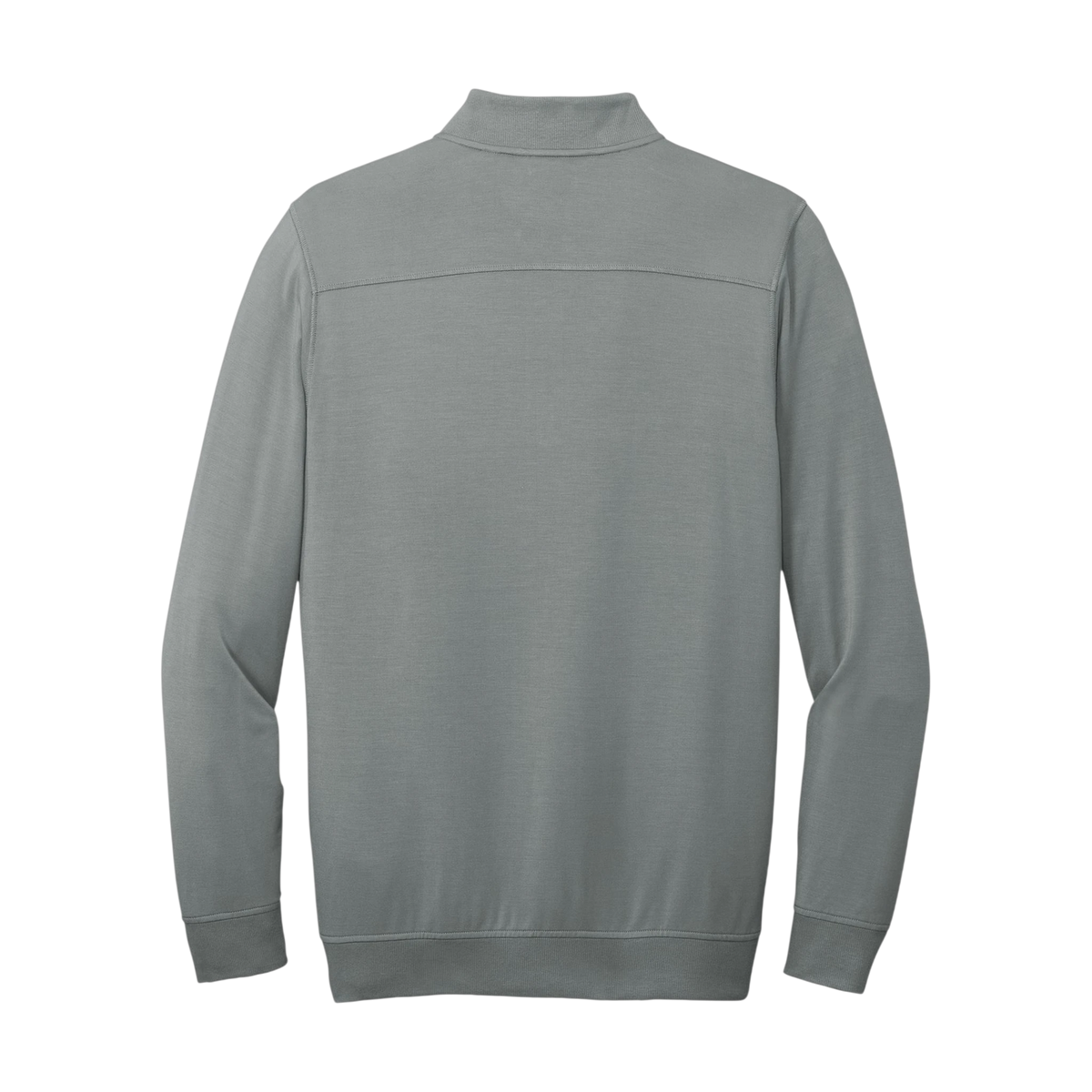 TravisMathew Newport 1/4-Zip Fleece in Quiet Shade Grey — custom branded by Motive