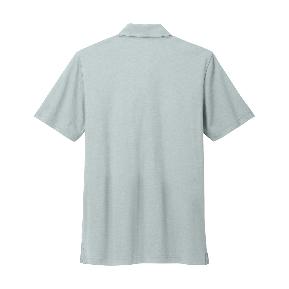 TravisMathew Sunsetters Pocket Polo in Balsam Green Heather — custom branded by Motive
