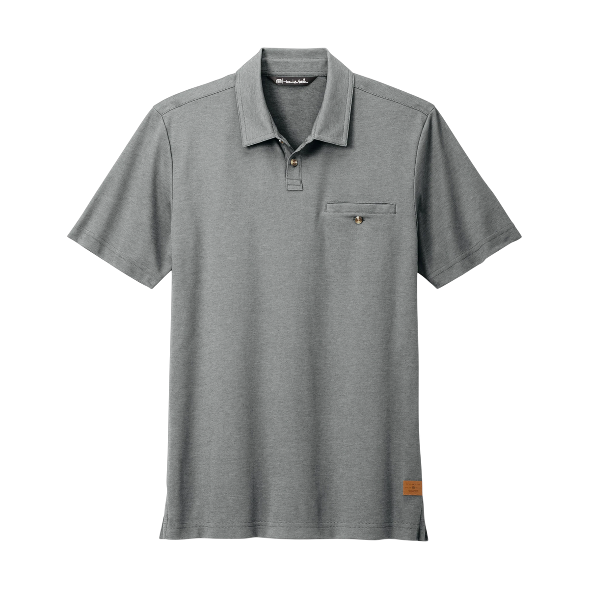 TravisMathew Sunsetters Pocket Polo in Grey Heather