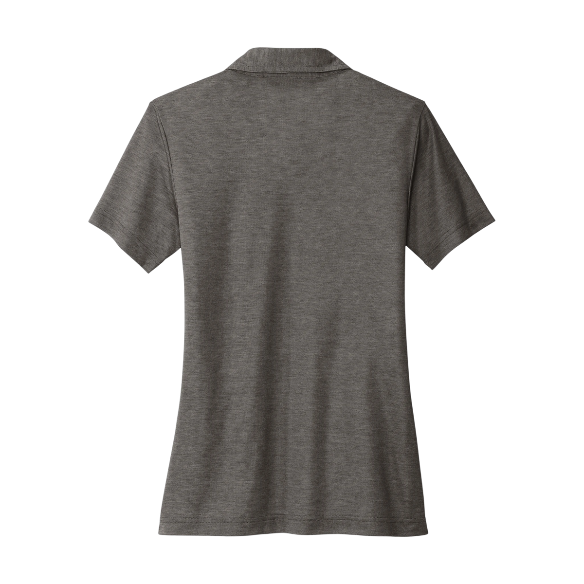 TravisMathew Women's Oceanside Heather Polo in Black Heather — custom branded by Motive
