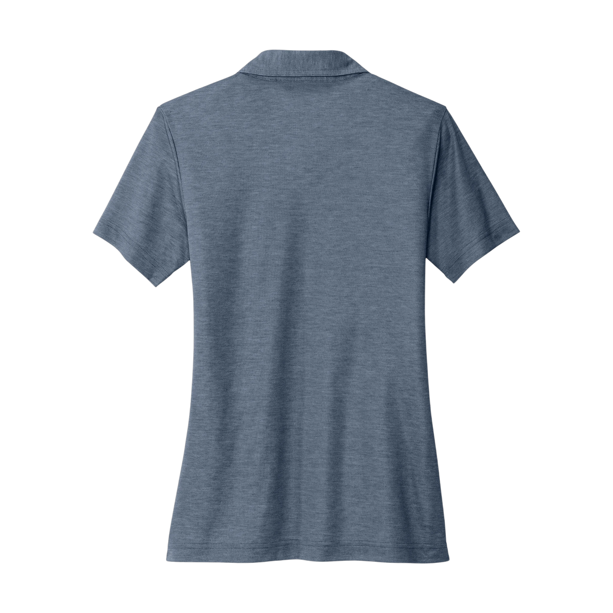 TravisMathew Women's Oceanside Heather Polo in Blue Nights Heather — custom branded by Motive