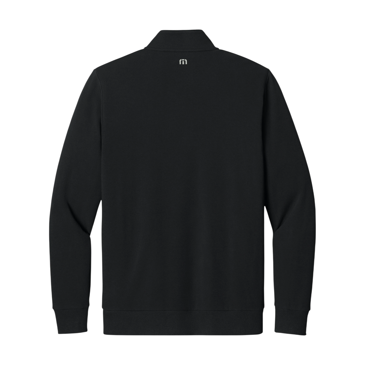 TravisMathew Ocean Villa 1/4-Zip in Black — custom branded by Motive