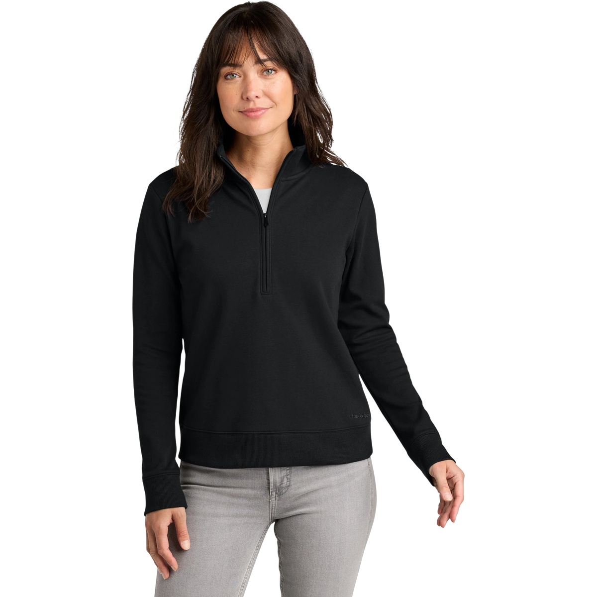 TravisMathew Women's Ocean Villa 1/4-Zip in Black