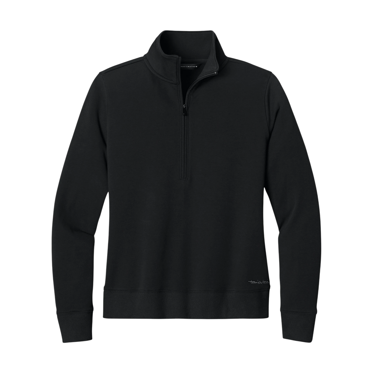 TravisMathew Women's Ocean Villa 1/4-Zip in Black