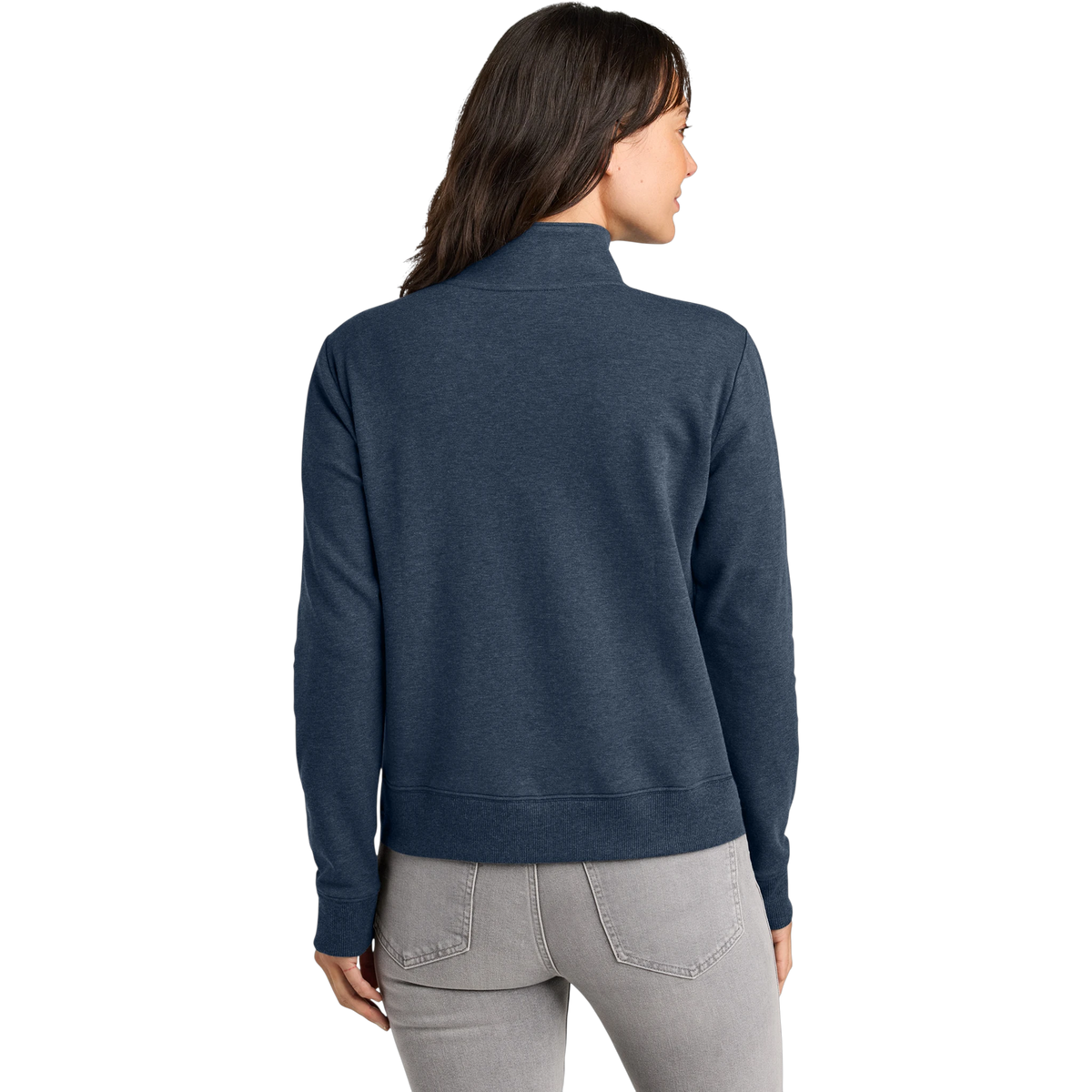 TravisMathew Women's Ocean Villa 1/4-Zip in Blue Heather