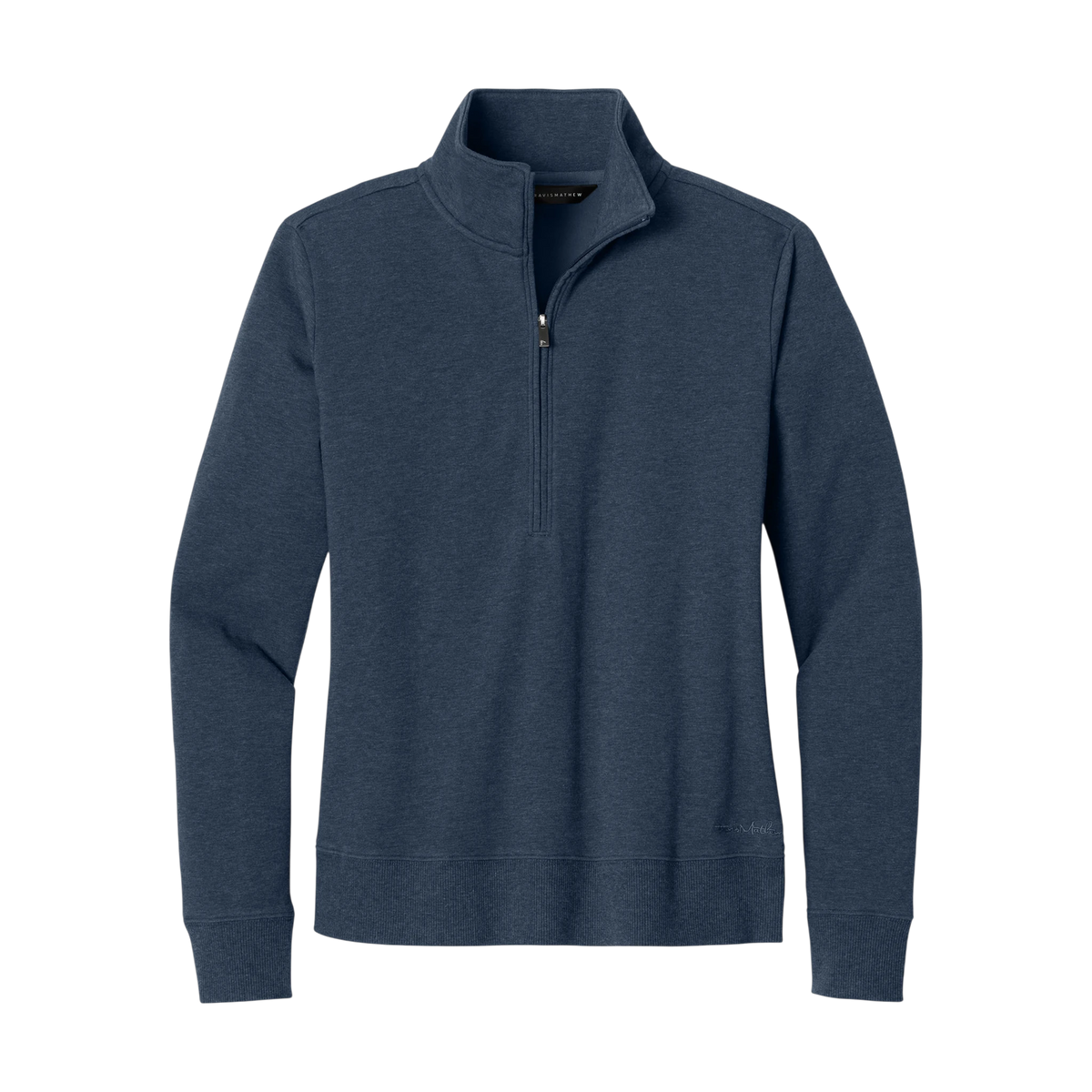 TravisMathew Women's Ocean Villa 1/4-Zip in Blue Heather