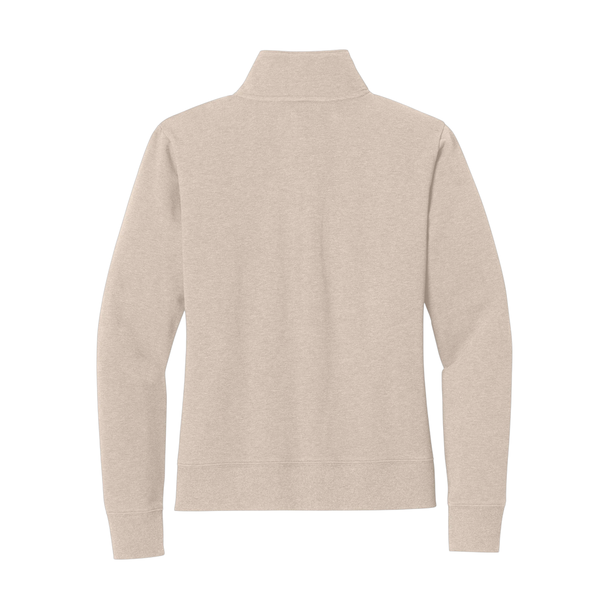 TravisMathew Women's Ocean Villa 1/4-Zip in Natural Heather — custom branded by Motive