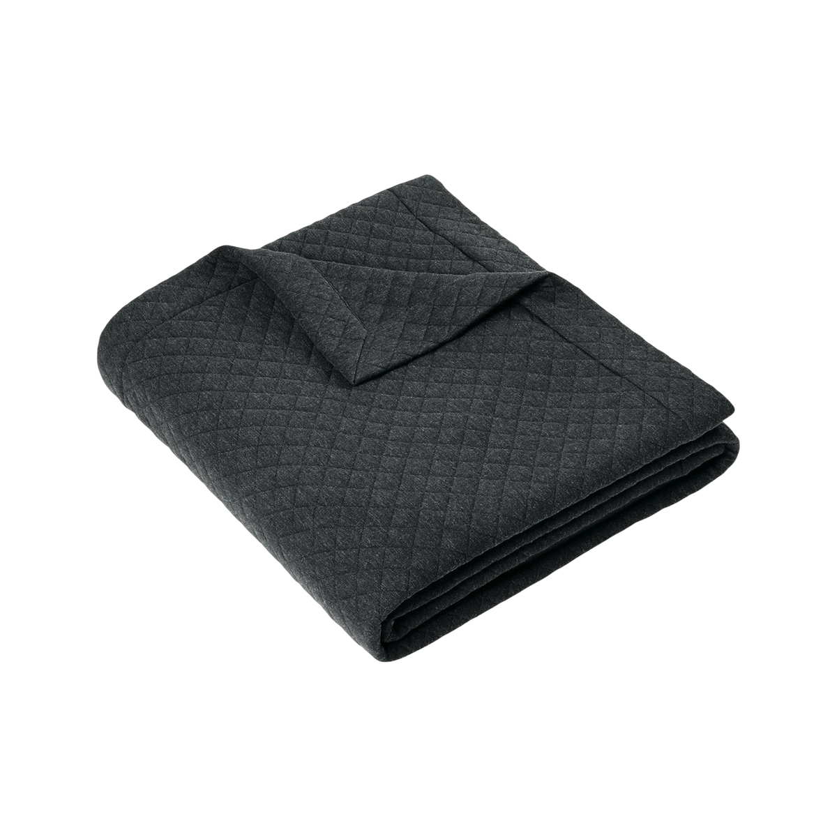 TravisMathew Diamond Quilt Blanket in Dark Grey Heather — custom branded by Motive