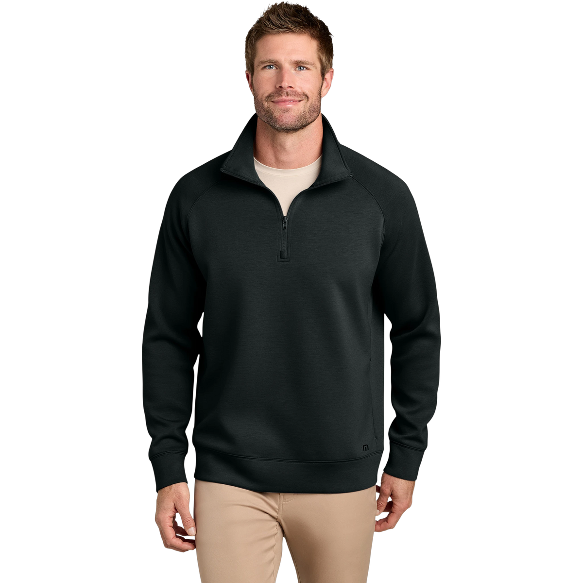TravisMathew Momentum Shift 1/4-Zip in Black