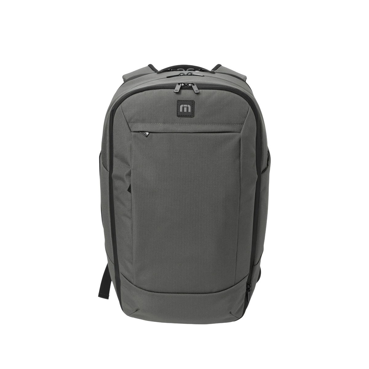 TravisMathew Lateral Backpack in Graphite — custom branded by Motive