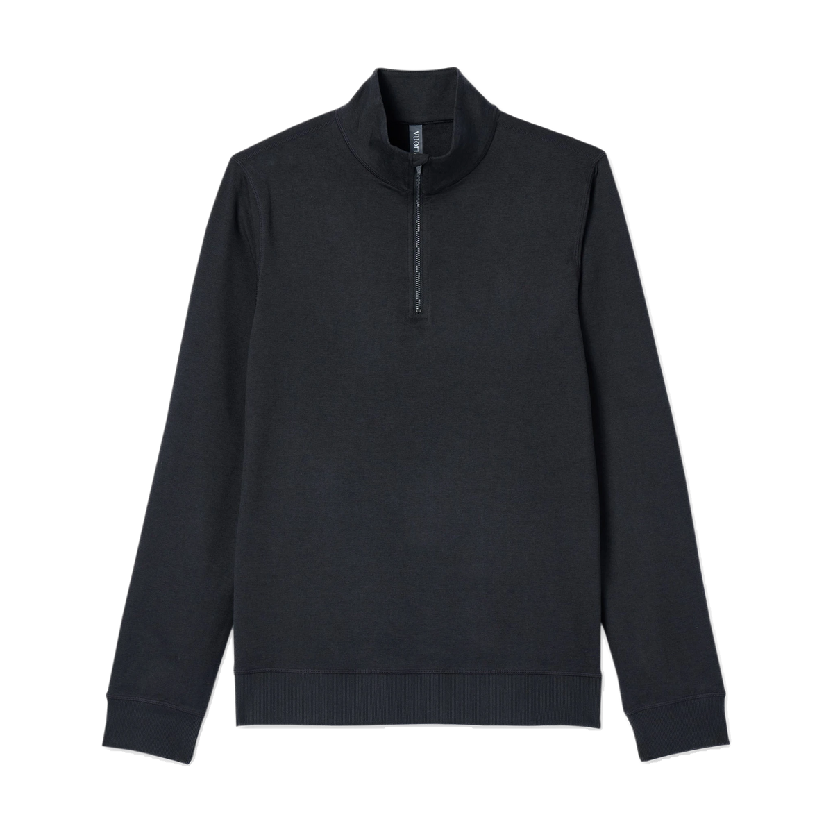 Vuori Coronado Half Zip in Black Heather