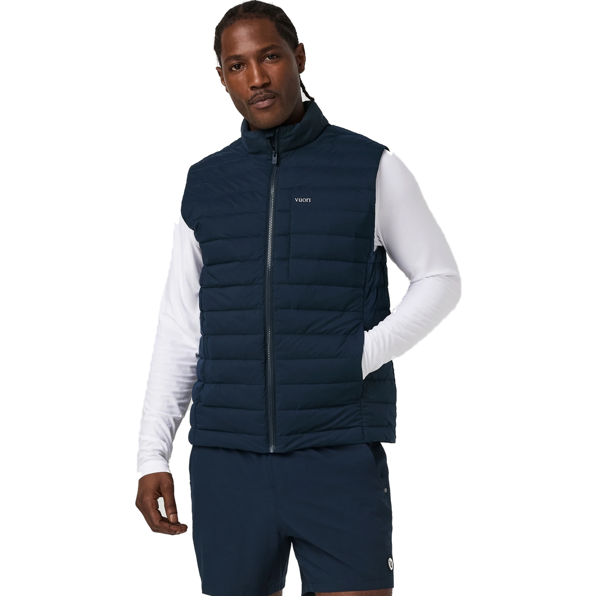 Vuori Steadfast Insulated Vest in Ink