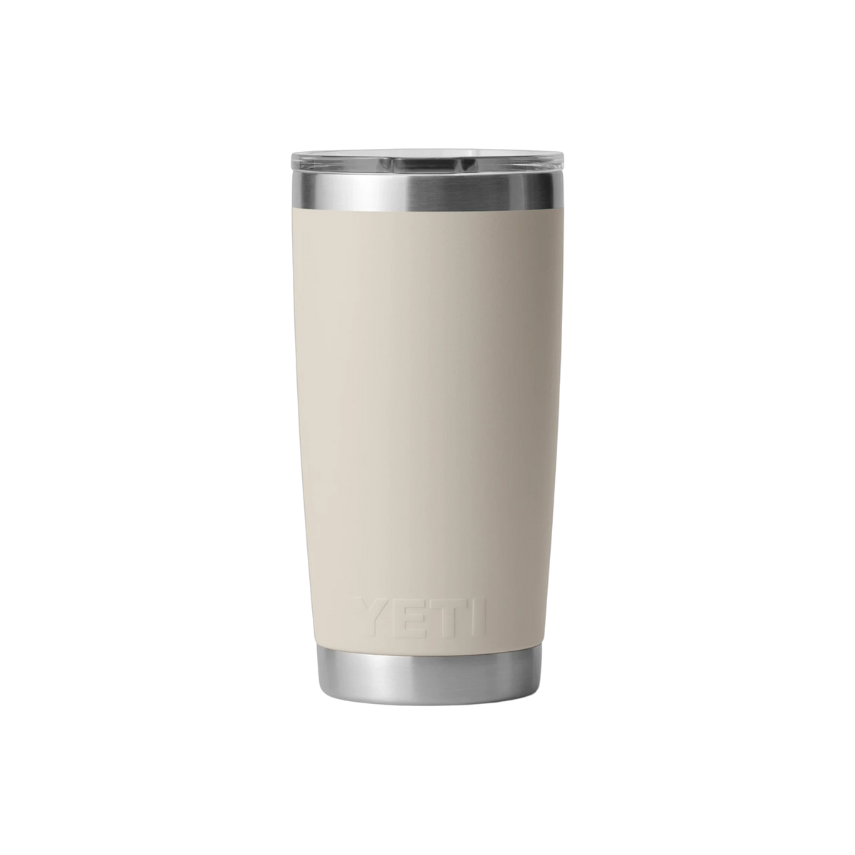 YETI Rambler 20oz Tumbler in Cape Taupe — custom branded by Motive