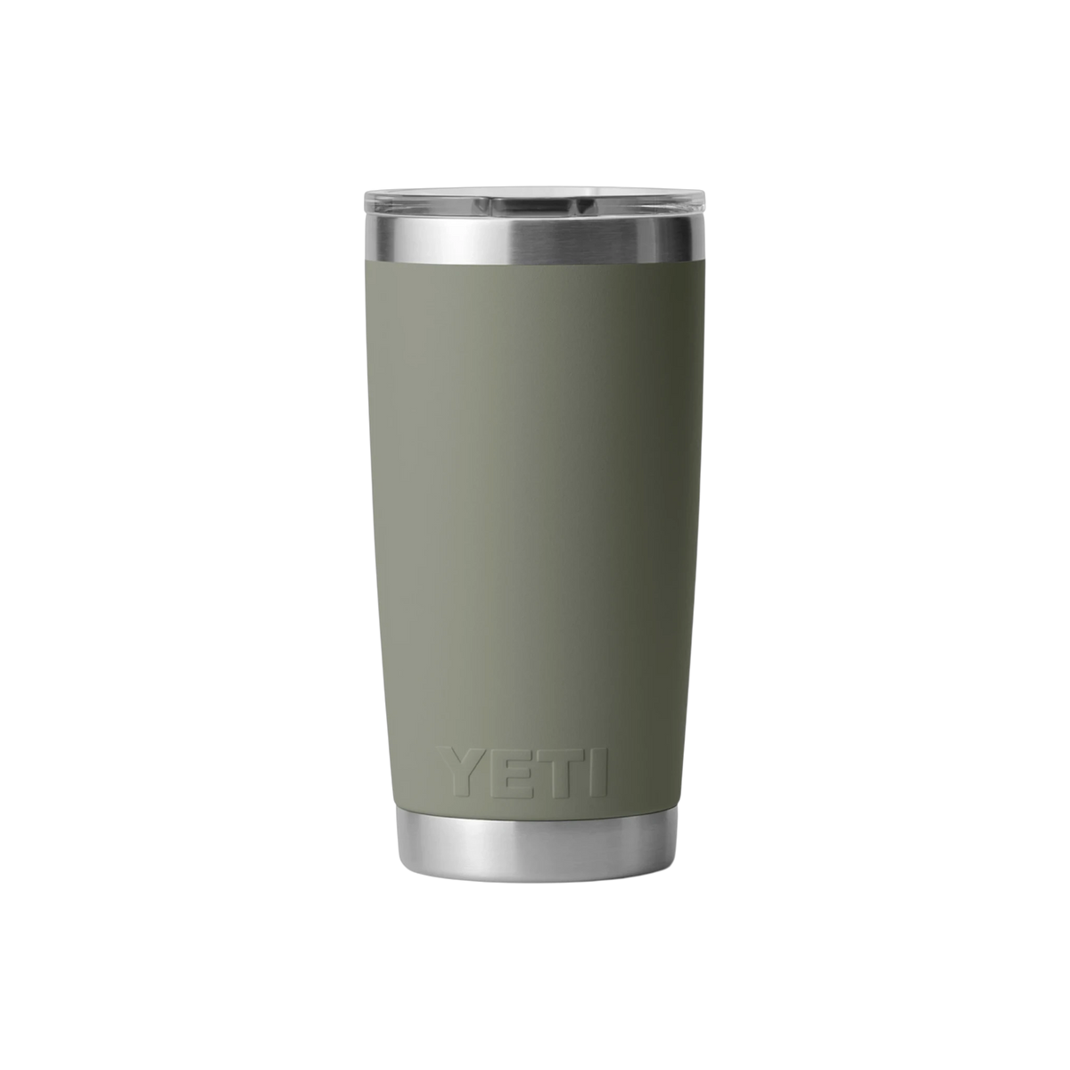 YETI Rambler 20oz Tumbler in Pampa Green — custom branded by Motive