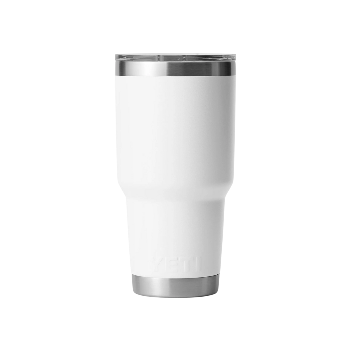 YETI Rambler 30oz Tumbler in White — custom branded by Motive